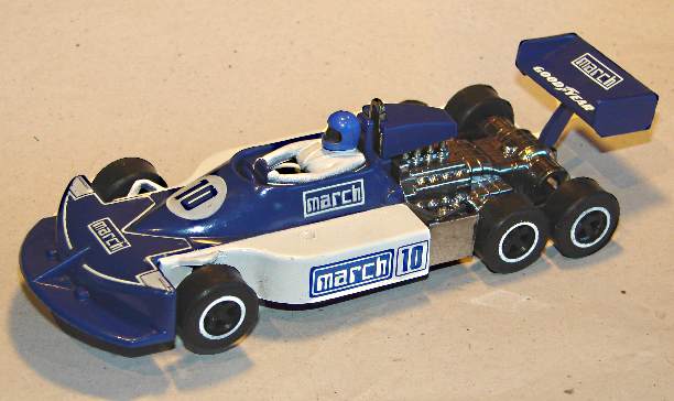 Greenhills Scalextric March 240 6-Wheeler C129/C131 Rear Axle & Wheels Used ... 