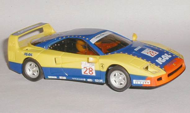 Scalextric car C2036 Ferrari F40 Igol