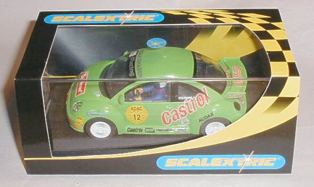 Scalextric car C2337 VW Beetle Castrol