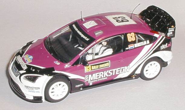 Scalextric car C3203 Ford Focus Van Merkstijn