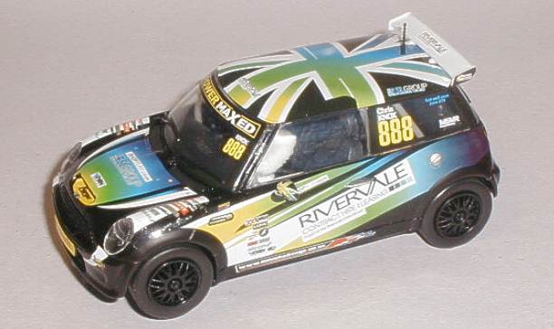 Scalextric car C3606 BMW Mini Cooper Chris Knox