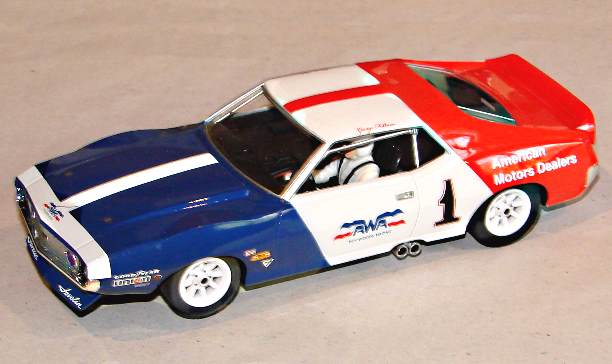Scalextric car C3875 AMC Javelin Trans Am