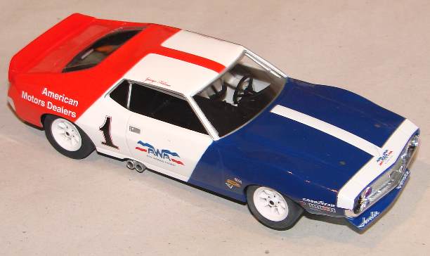 Scalextric car C3875 AMC Javelin Trans Am