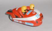 Motorcycle and Sidecar, Racing Red