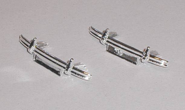 Scalextric Austin Healey 3000 bumpers and fenders