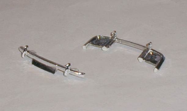 Scalextric Triumph TR4 bumpers and fenders