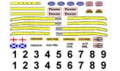 Scalextric decal kit for Ford Escort Mexico
