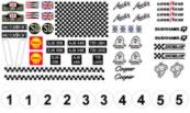 Decal kit for Scalextric Mini Cooper