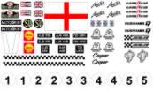 Decal kit for Scalextric Mini Cooper