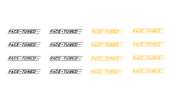Race Tuned decals for the Race Tuned range of Scalextric cars