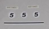 Car decal set for Scalextric Race Tuned cars