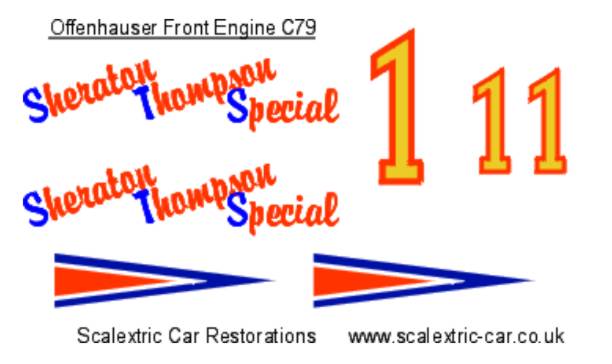 Car decal sheet