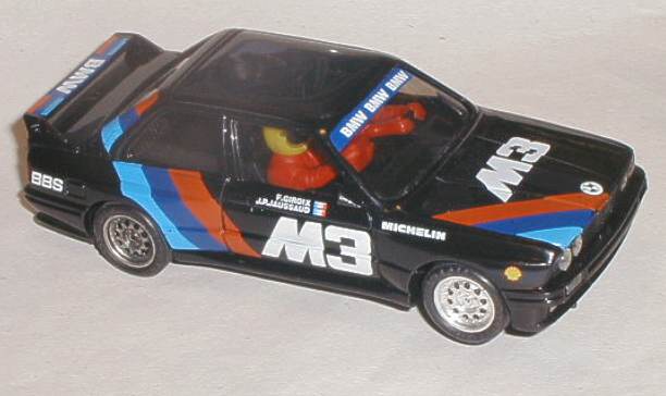 Scalextric spares BMW M3 headlight lenses on car
