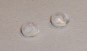 Vintage Scalextric spares Jaguar D Type headlight lenses