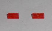 Rear light lenses for Scalextric Ford Escort XR3i