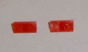 Rear light lenses for Scalextric Ford Sierra Cosworth