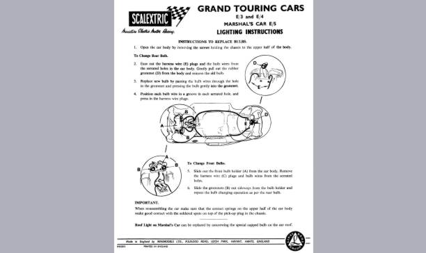 Lighting instructions