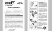 Maintenance instructions