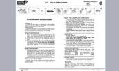 Maintenance instructions