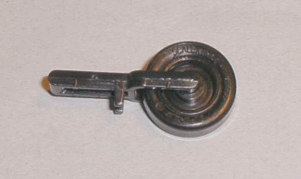 Scalextric front wheel for motorcycle and sidecar