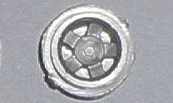 Scalextric wheels 5 spoke small