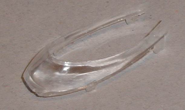 Vintage Scalextric car spares windscreen for C72 BRM