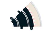 Scalextric track C8202 radius 1 curve