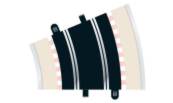 Scalextric track C8204 radius 3 curve